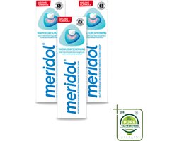 Meridol 3 x - Tandpasta - Dagelijkse Tandverzorging - Beschermt tegen Tandvleesproblemen - 75 ml - Grootverpakking - Tandpasta - Tandvlees - Tandgezondheid - Geïrriteerd Tandvlees - Mondverzorging