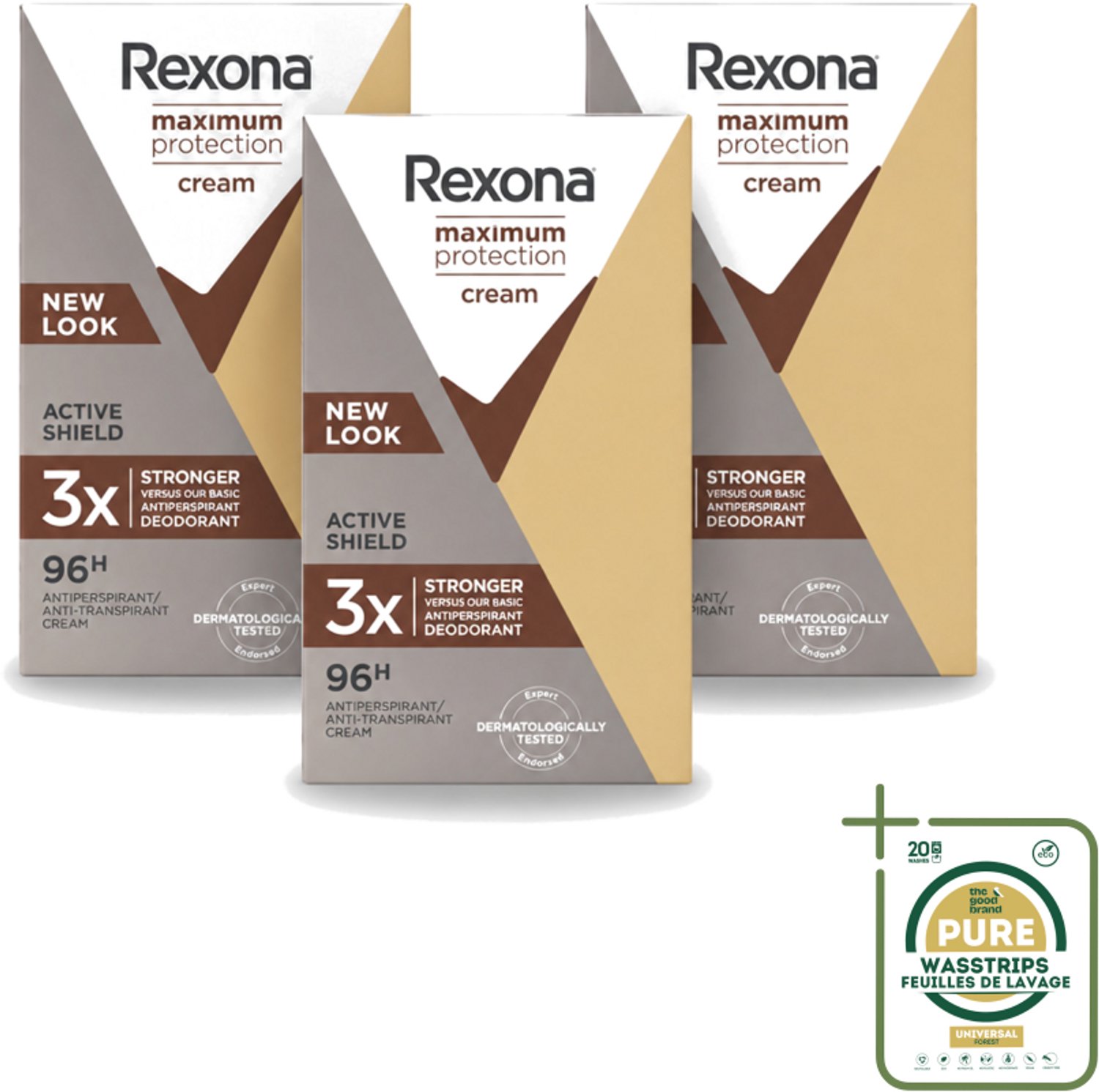 3 x Rexona – Anti-Transpirant Stick – Maximum Protection – 45 ml - Anti-transpirant Stick - Zweetbestendig - Sportgeur - Activiteit - 96 Uur Bescherming