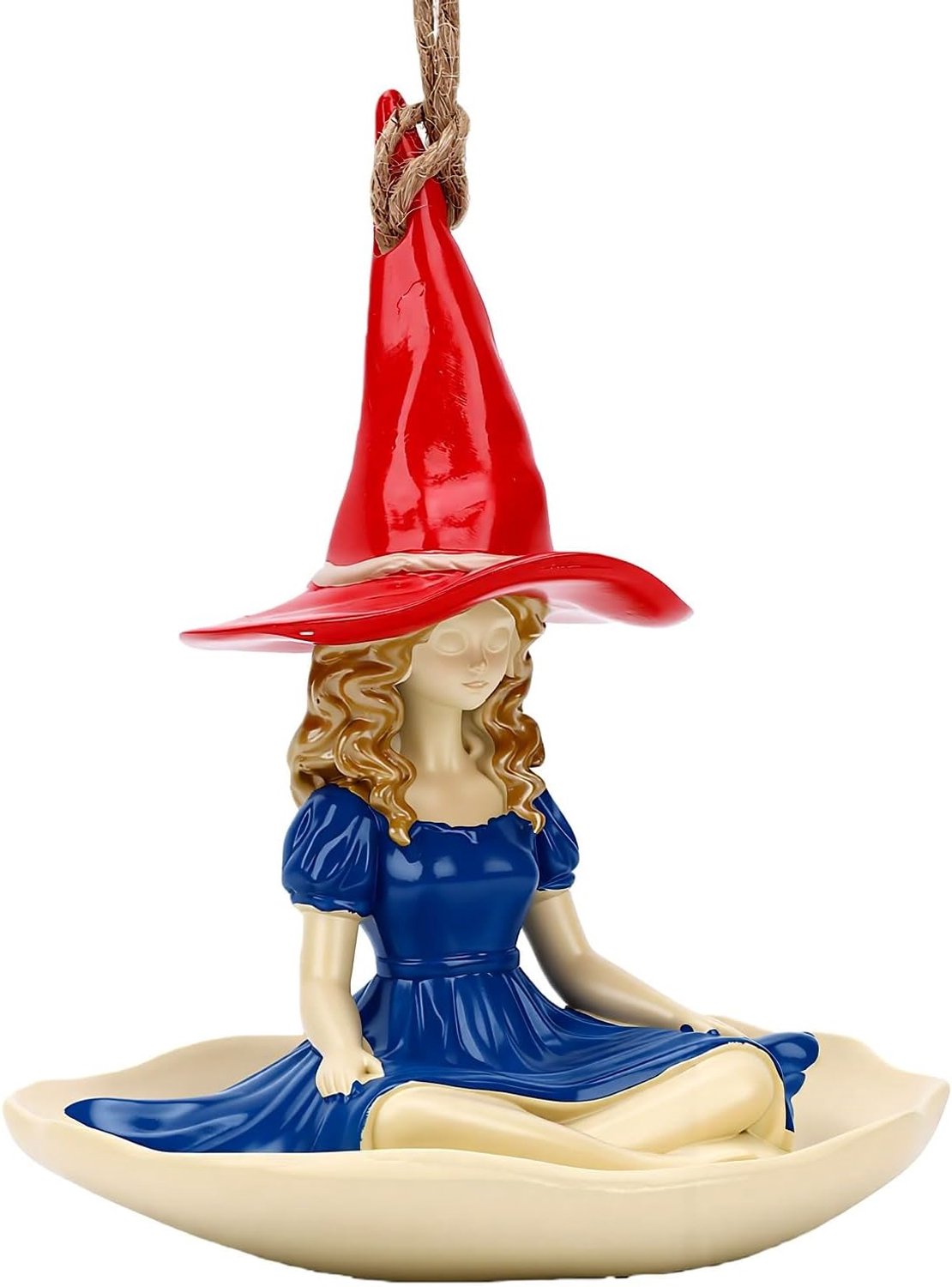 Hars Mediterende Heksenvogelvoeder voor Buitentuin, 5,9x4,7 Inch