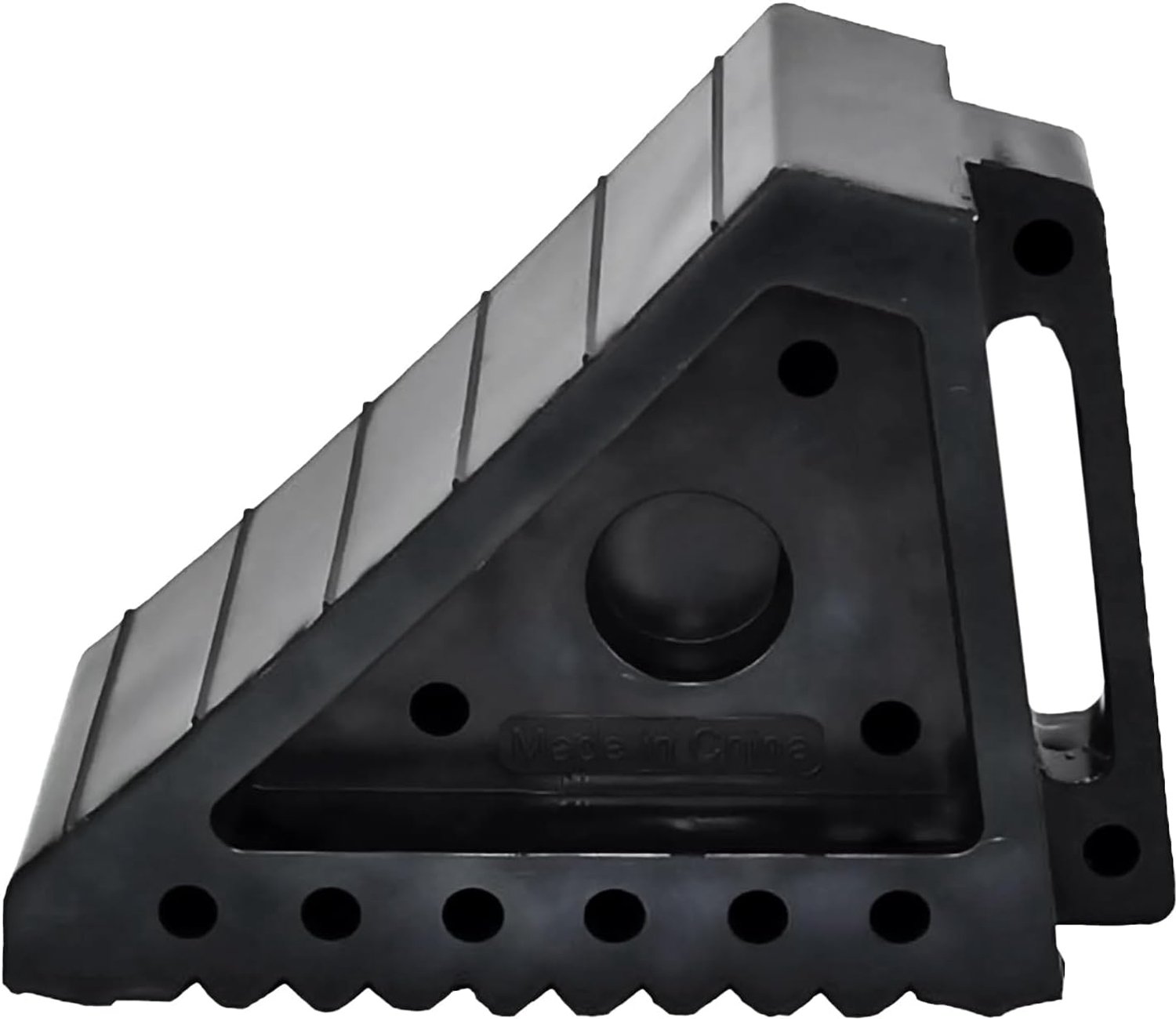 Générique Parkeerwielstoppers voor auto's, antislip rubberen doppen, wielwiggen voor aanhangers, voor gereedschapskist, vrachtwagens, aanhangers, automotive outdoor