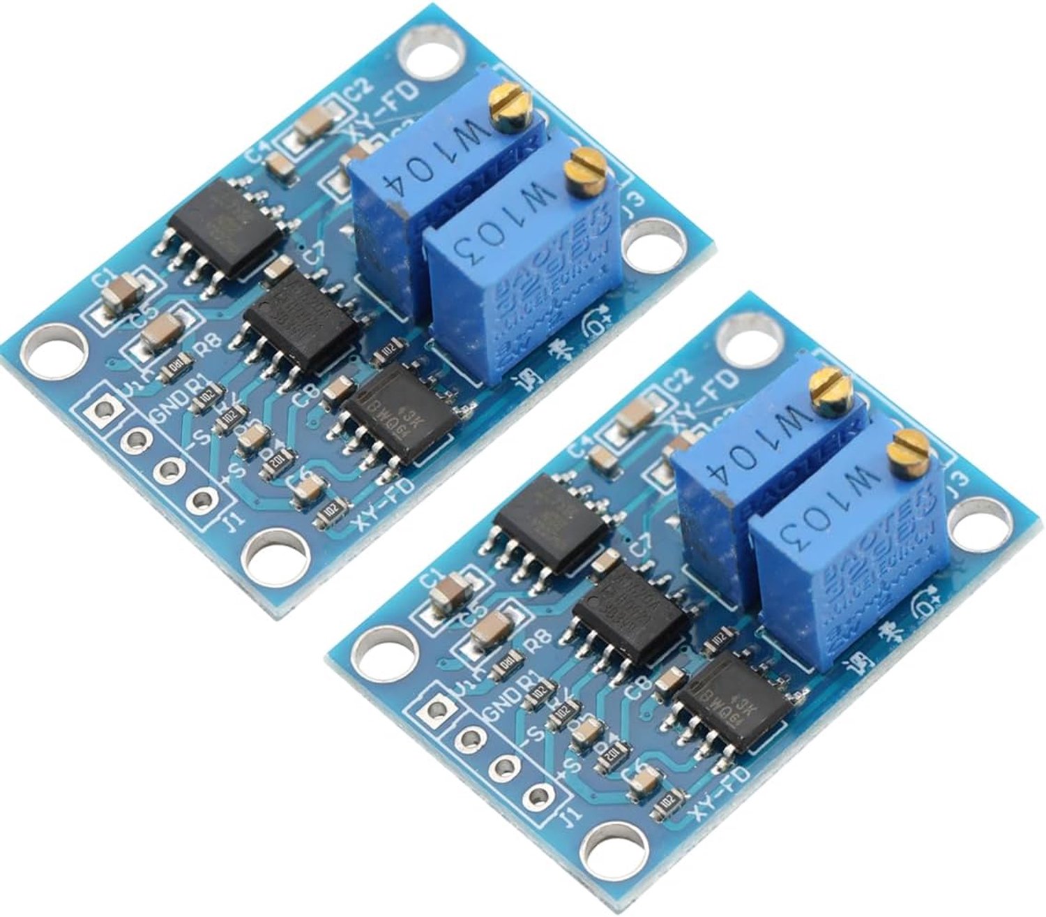 AD620 Voltage Amplifier Module 3-12V DC Microvolt (μV) Millivolt (mV) High Precision Adjustable from 1.5 to 10,000 - ShopVlot