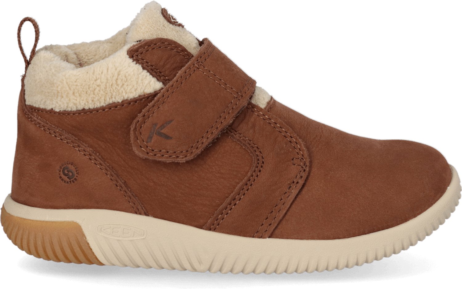 KNX Middie Jongens Boots Leer Bruin