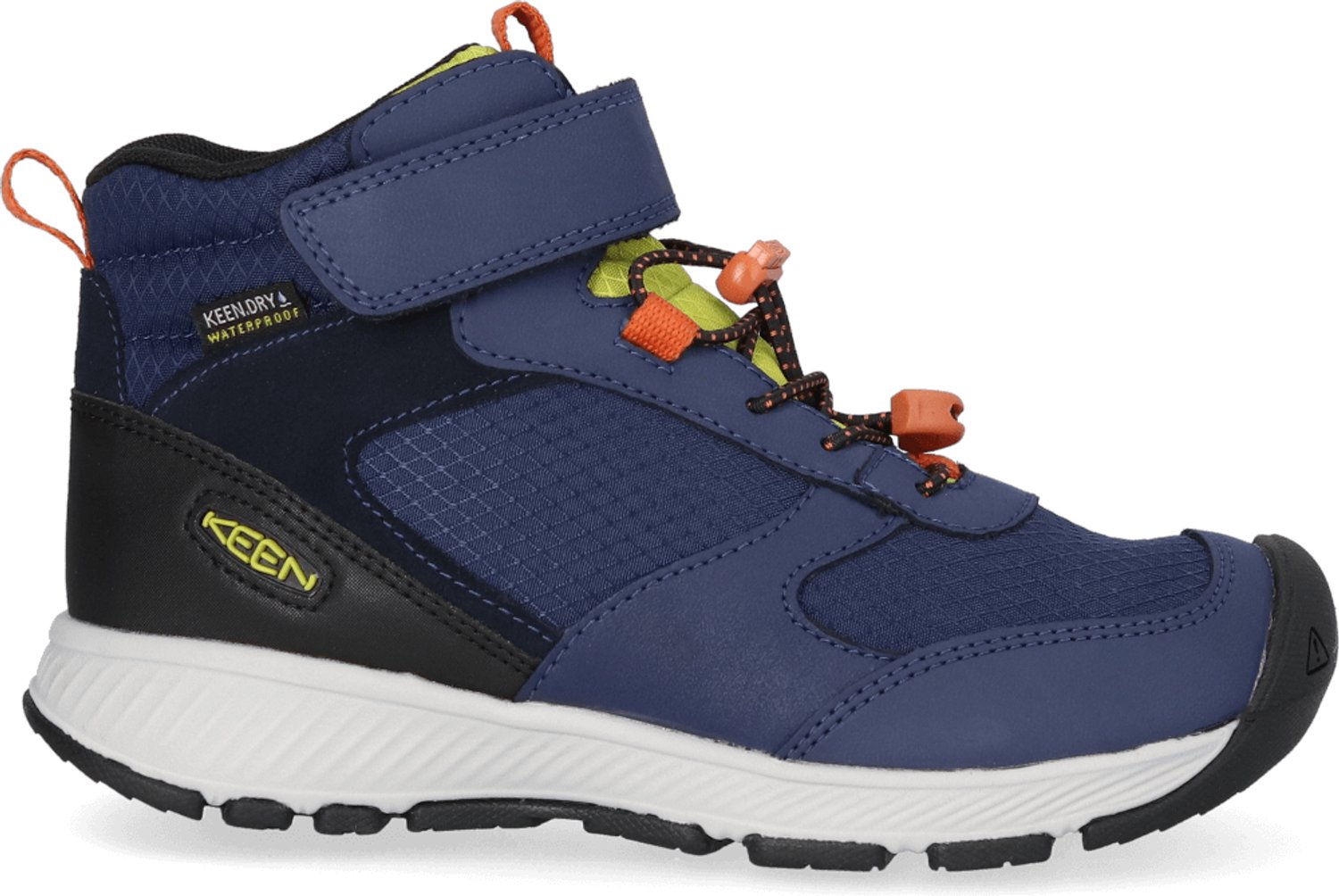 Skua Mid Jongens Boots Leer Waterdicht Blauw