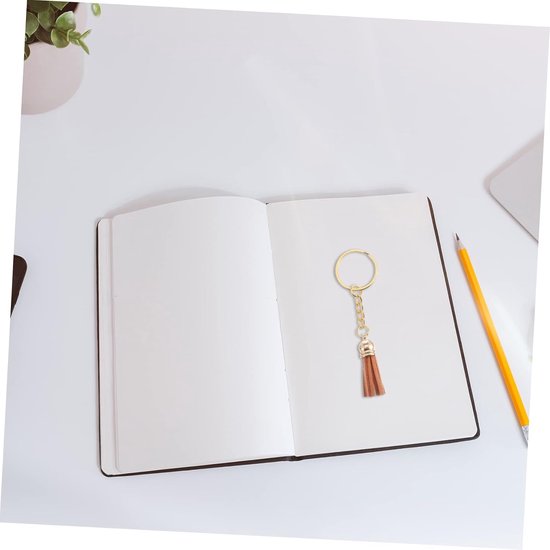 50stuks Unieke Tassel Sleutelhanger Pendants Van Leer Kleurrijke Tassels Voor Sleutelhangers Handtassen Decoratie — afbeelding 4