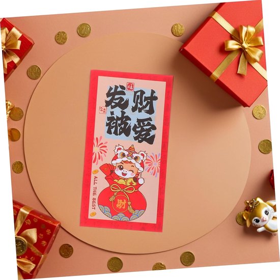 72 Stuks Chinese Enveloppen Paardenjaar Dikke Luxe Papieren Hongbao voor Lentefestival Bruiloft Verjaardagsfeest Geschenk Zakjes — afbeelding 2