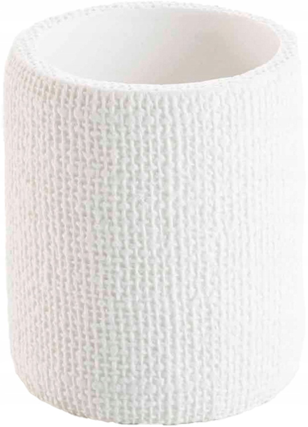 Douceur d'Intérieur SPA Blanc Polyresin Badkamerbeker - 8x9 cm