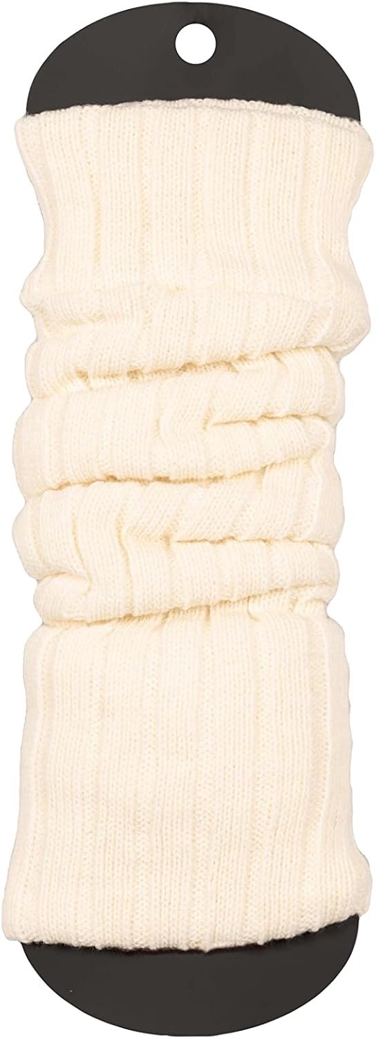 Ateena wollen gebreide lange beenwarmers voor dames en meisjes, enkelboeienverwarmers, hoge voetloze kniekousen, maximale kuitomtrek 60cm, lengte 40cm