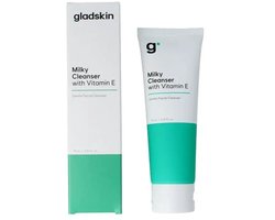 Gladskin Milky Cleanser met Vitamine E (75 ml) – Zachte, parfumvrije reiniger met vitamine E voor de gevoelige huid