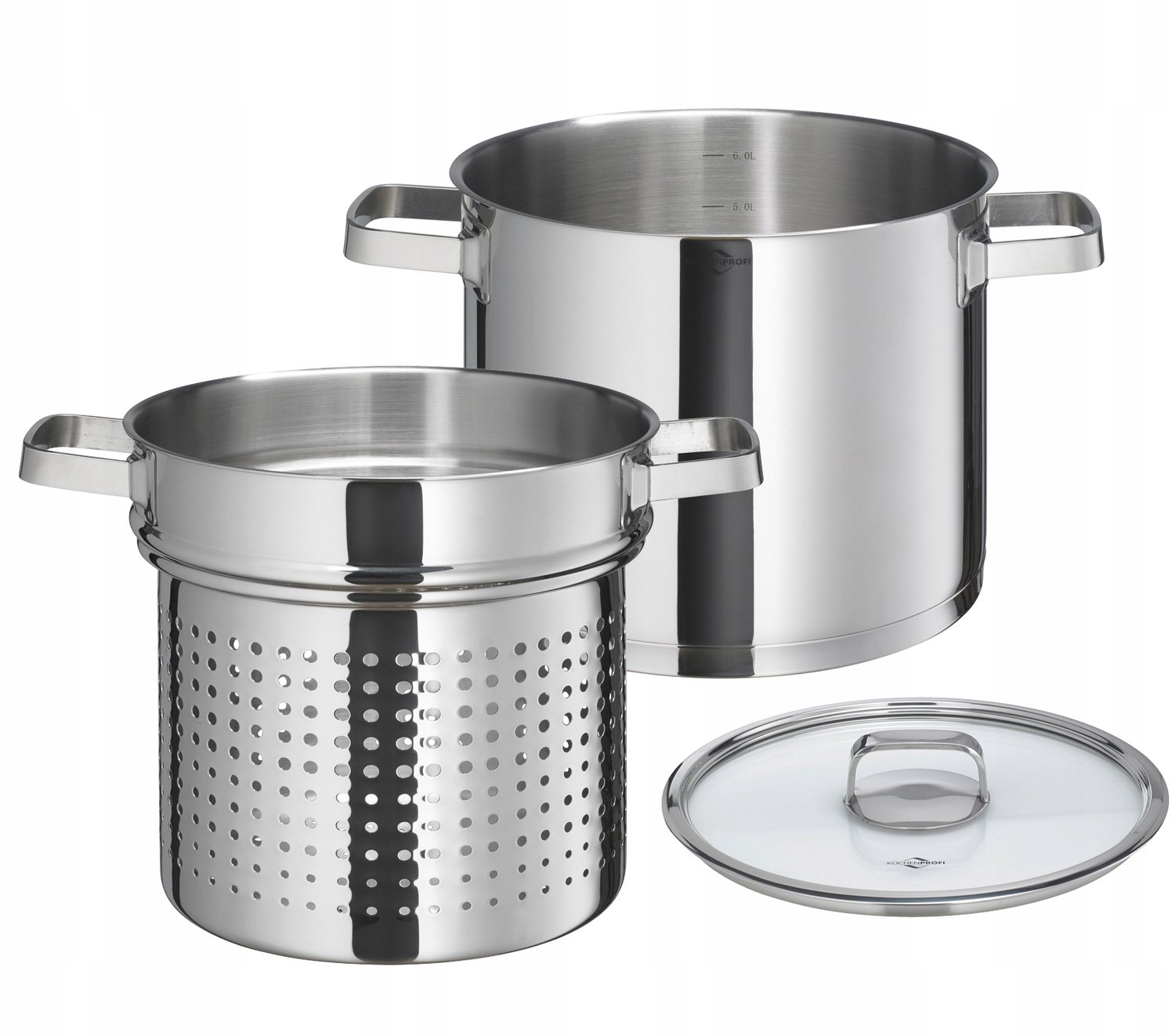Kuchenprofi San Remo Kookpan met Pastamandje - 7L