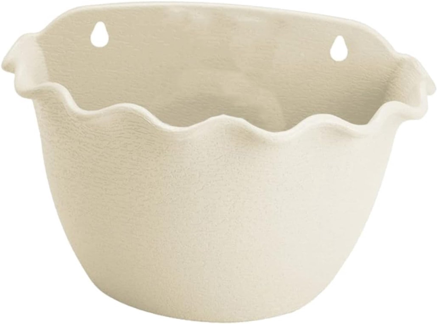 1 Muurbeugel Plantenbak Halfronde Wandbeugel Plantenpot voor Buiten Decoratieve voor Interieur S Beige