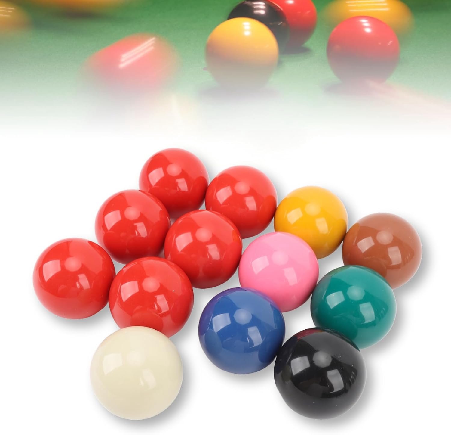 Snookerballenset 13 stuks diameter 52,5 mm biljartballen snooker van kunsthars snookers biljart voor biljarttafel