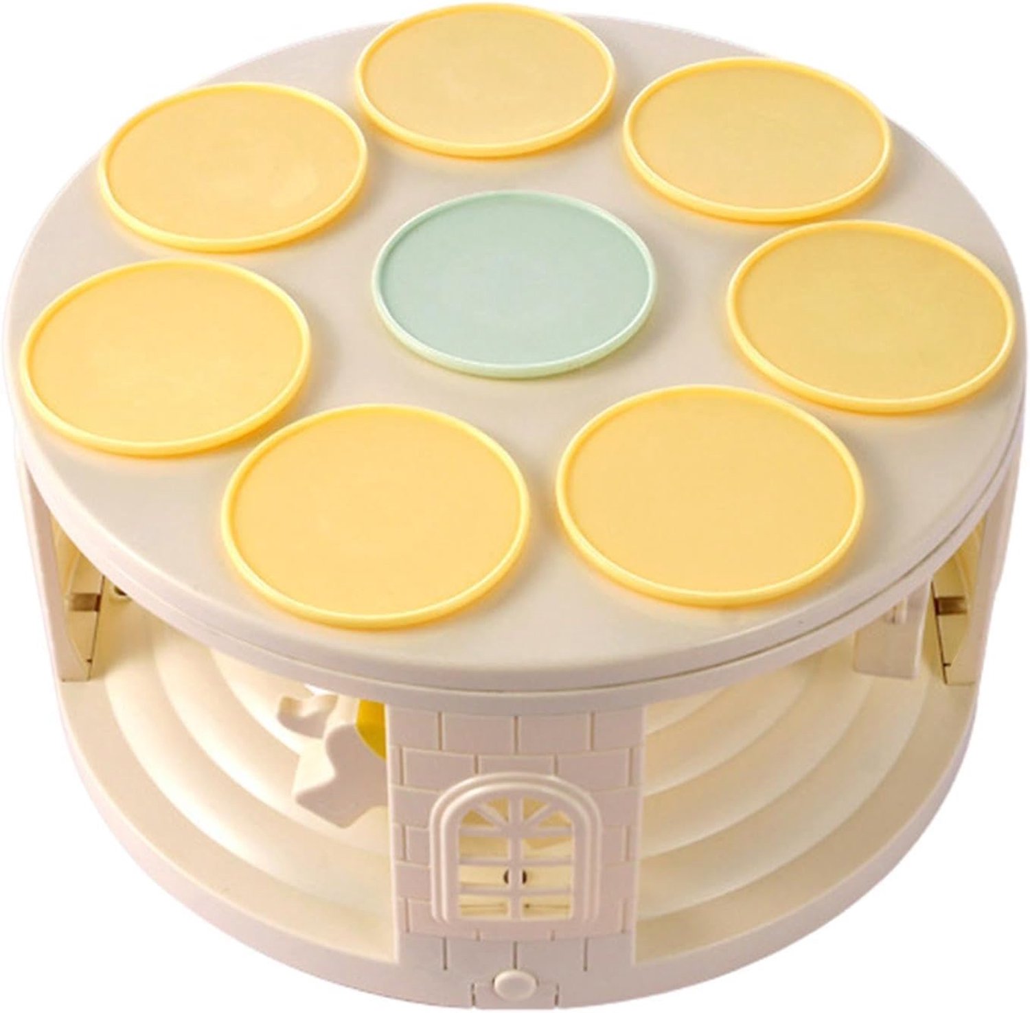 Cupcake Stand Roterend met Muziek Lichten 8 Platen Dienblad