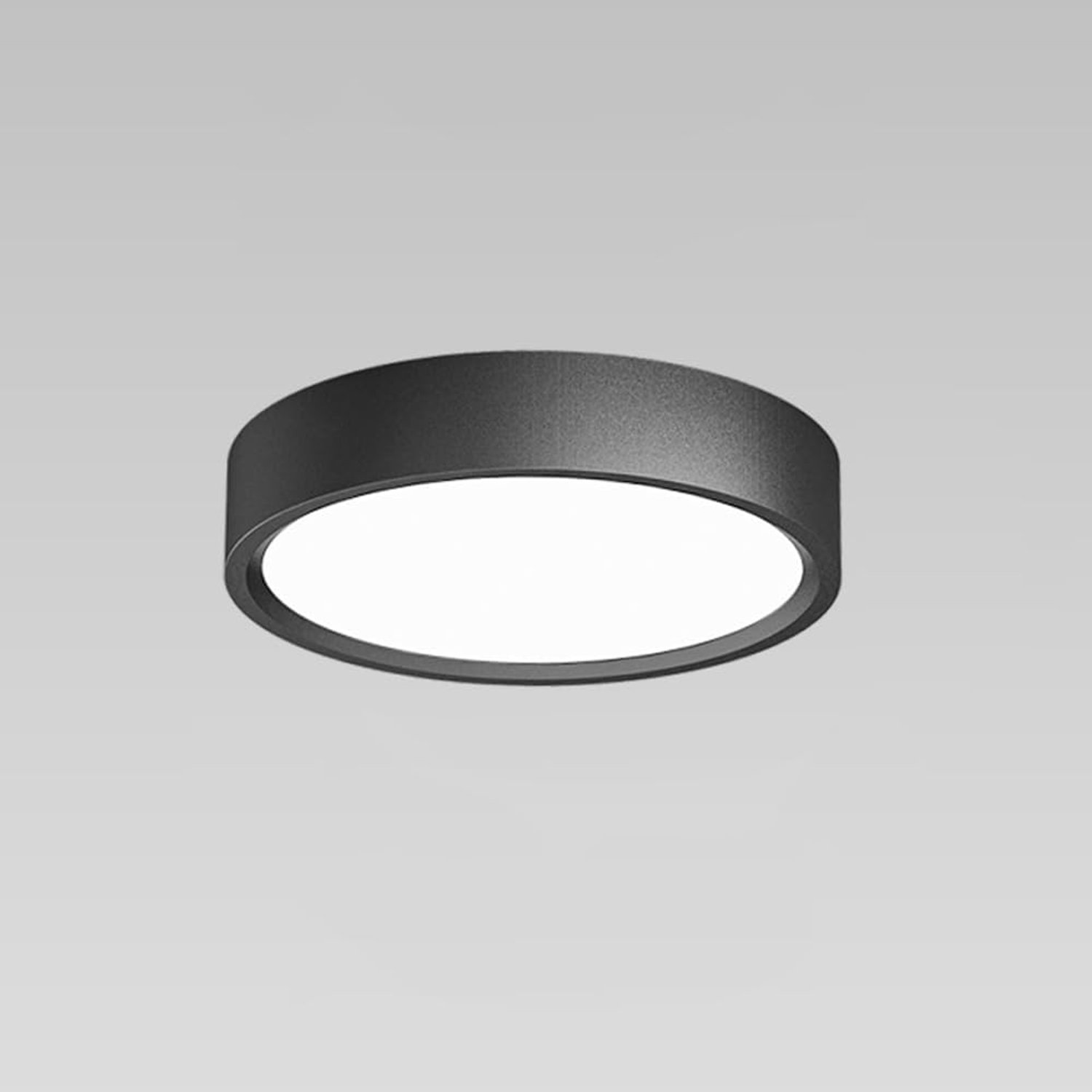 Moderne Scandinavische ultradunne ronde aluminium downlight hanglamp voor oprit, hal, entree, plafond, commerciële hotel vitrine wandverlichting