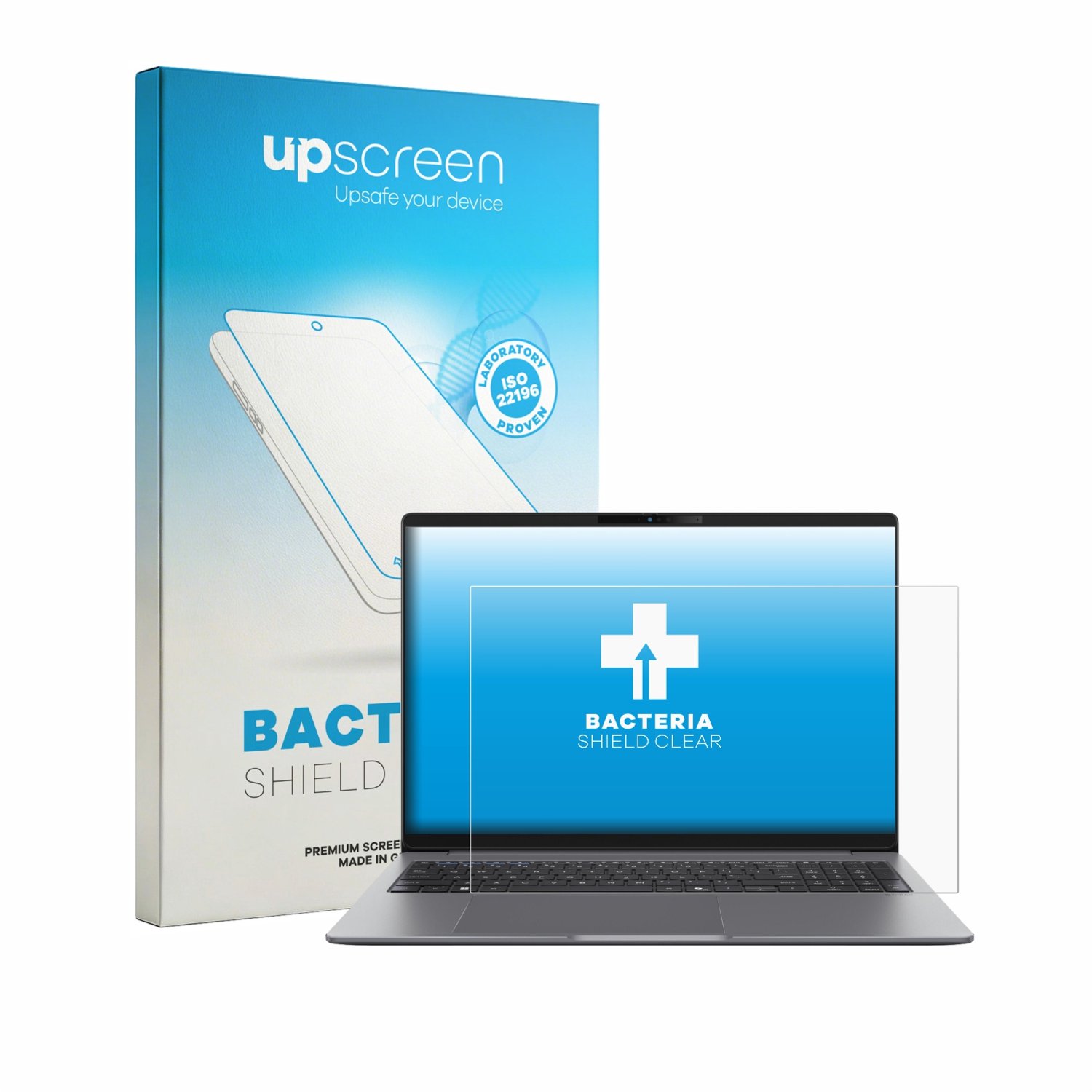 upscreen - Screenprotector voor ASUS ExpertBook P5 G2 P5605 - Folie Beschermfolie transparant antibacterieel