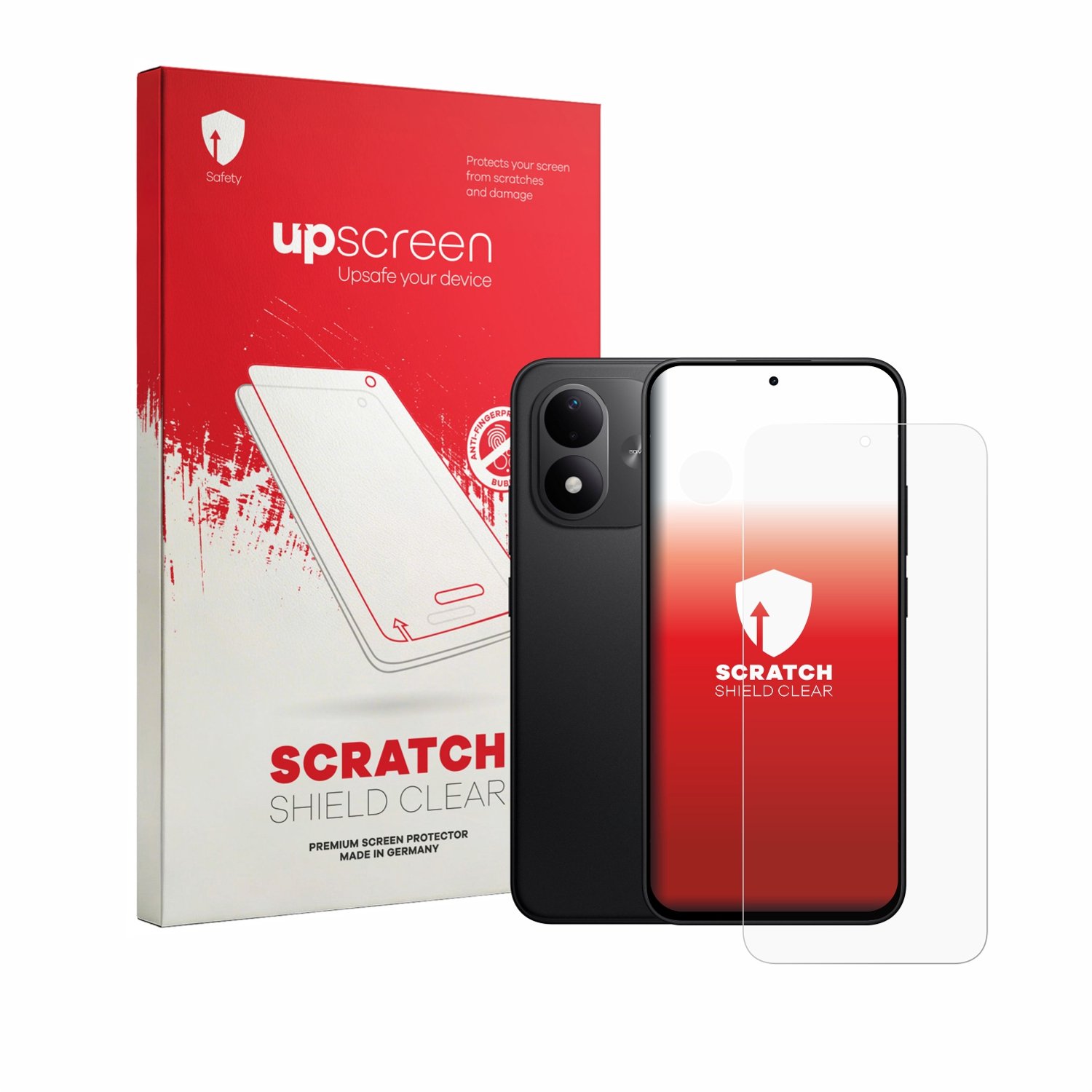 upscreen - Screenprotector voor Xiaomi Redmi Note 17 5G (Voor+Camera) - Folie Beschermfolie transparant