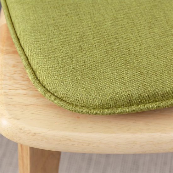 4 stuks antislip hoefijzer eetkamerstoelkussens, ademende zitkussens 43 x 41 cm, stijlvol wit ontwerp, perfect voor thuis, keuken en eetkamer, decoratie. — afbeelding 5