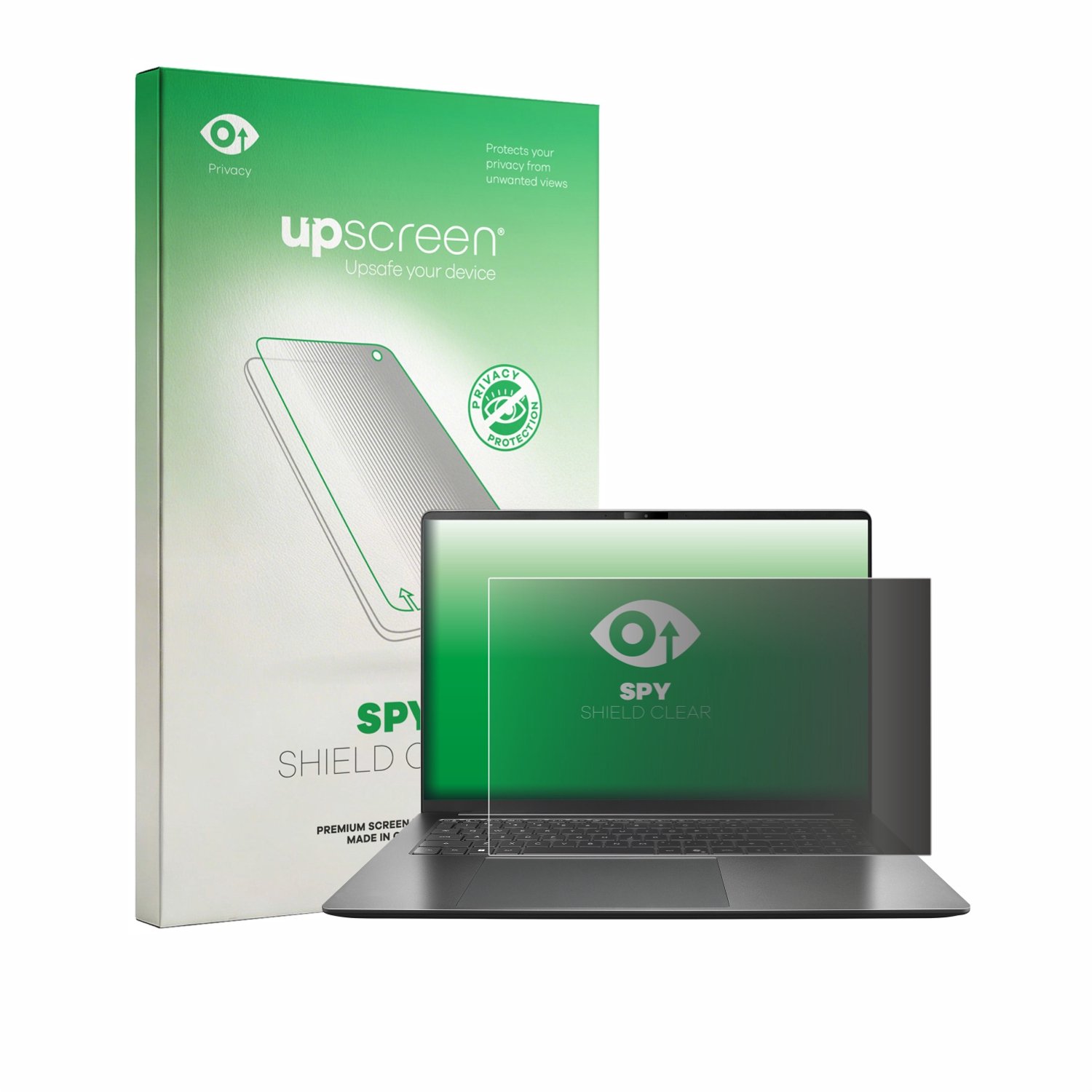 upscreen - privacy screenprotector voor ASUS Vivobook S16 S5652 - Folie Beschermfolie Blauwlichtfilter