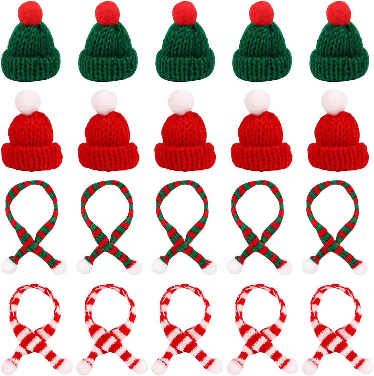 Kerstmini-hoed en sjaalset