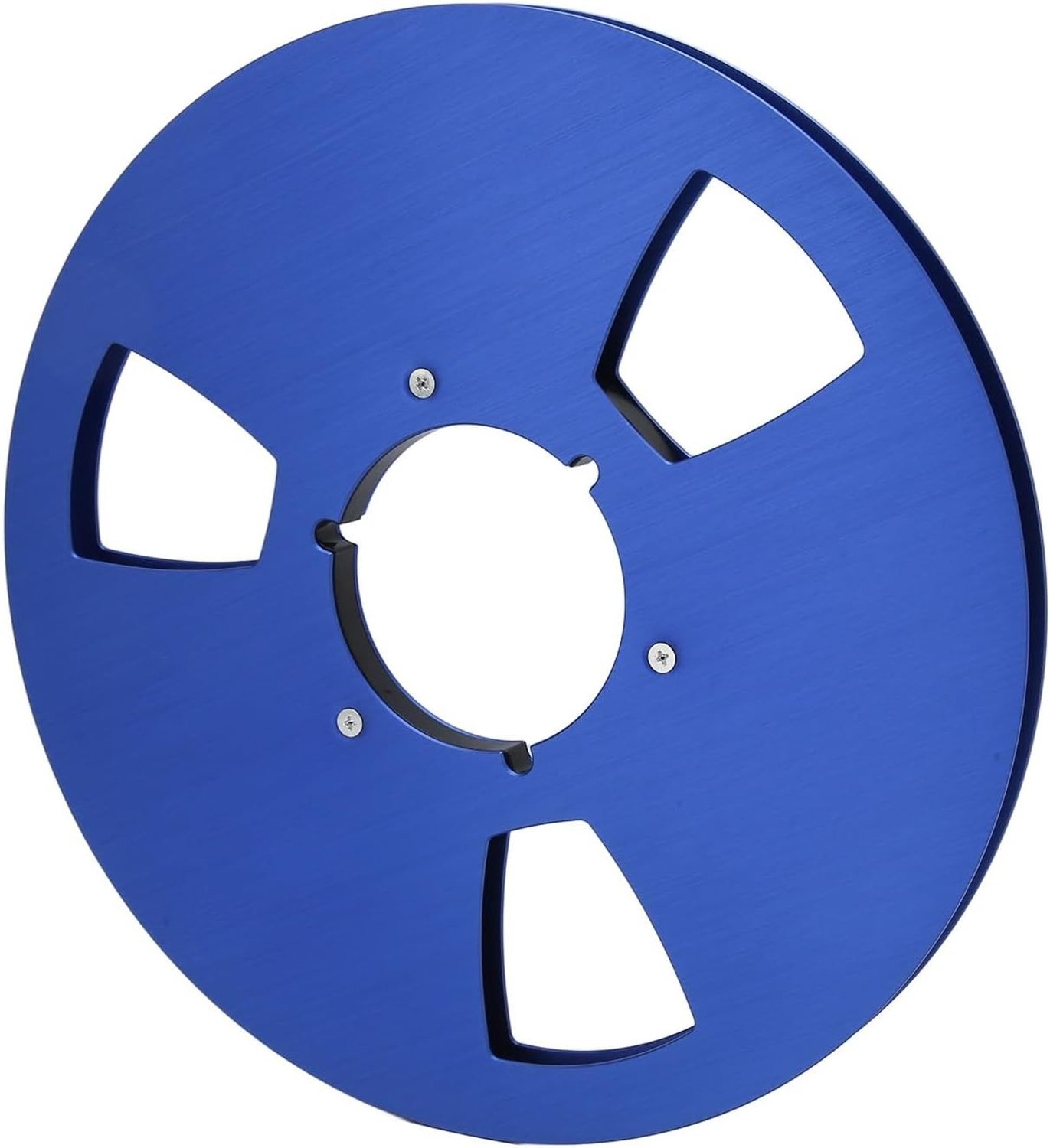 Lege Opnamespoel Tape 1/4 Inch 10,5 Inch Blauw, 3 Stuks – Professionele Geluidsarme Bandspoelen voor Audioarchivering, Mastering en Studio Opnames
