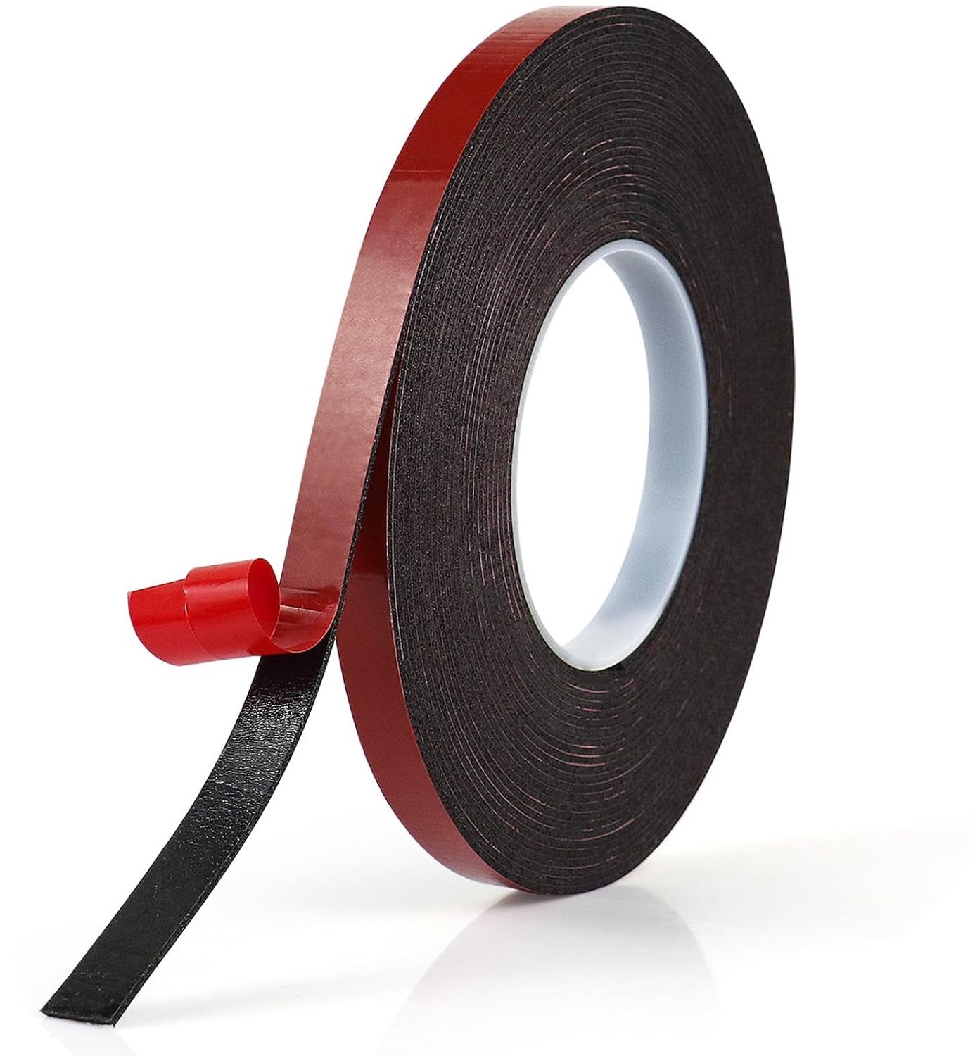 Dubbelzijdige EVA Foam Tape, 0.3 cm Dikte, Hoge Hechting, Ideaal voor Knutselen, Thuis en Kantoor, Zwart, 0.3 cm x 12 mm x 10 m, Sterke Plakband, Creatieve Toepassingen, Meerdere Gebruiksmogelijkheden