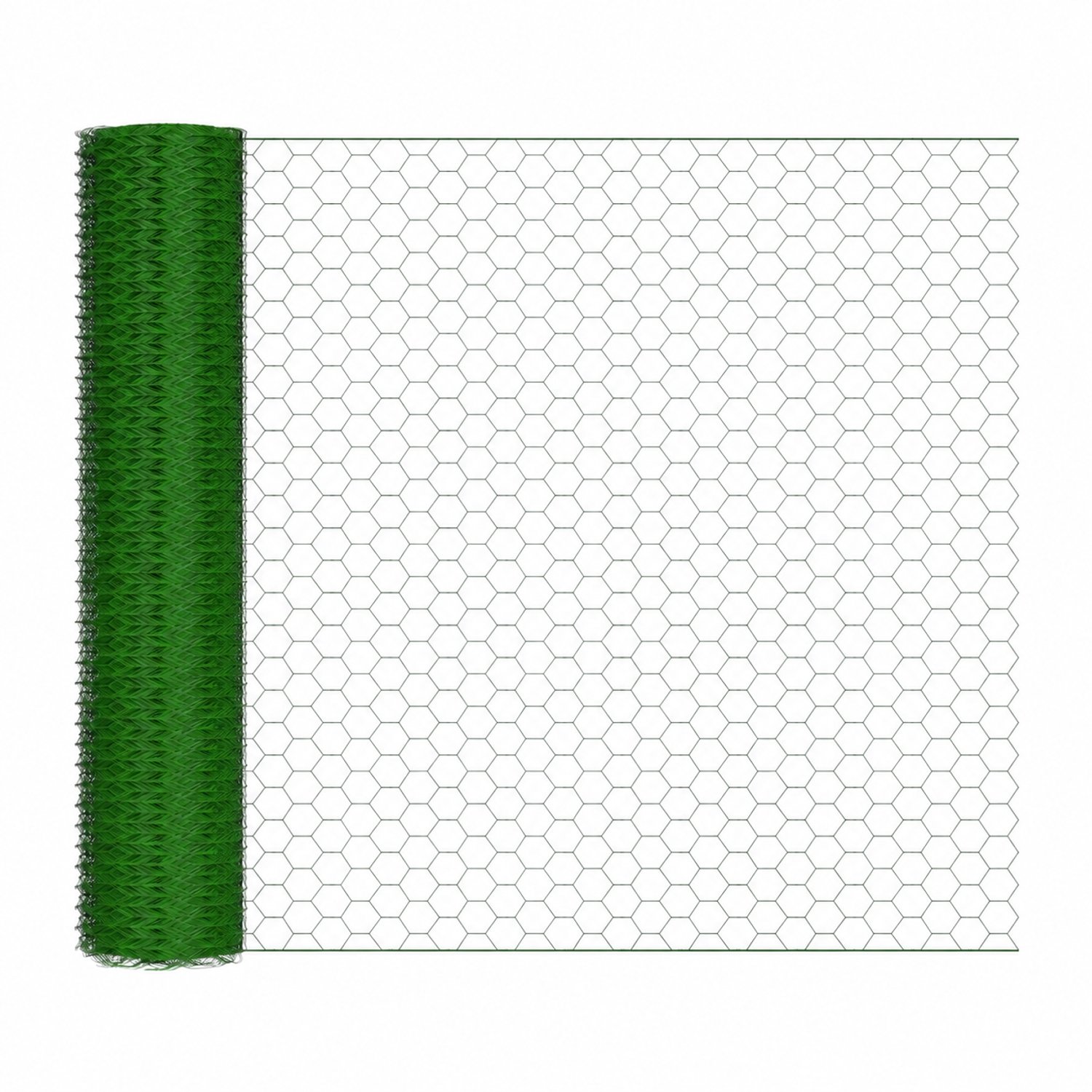 Marqs Kippengaas Groen - Gaas - 100cm hoog - 25m - Tuingaas - Voor tuin en kleine dieren - Zeshoeking - Mazen 25mm - Circa 39m2