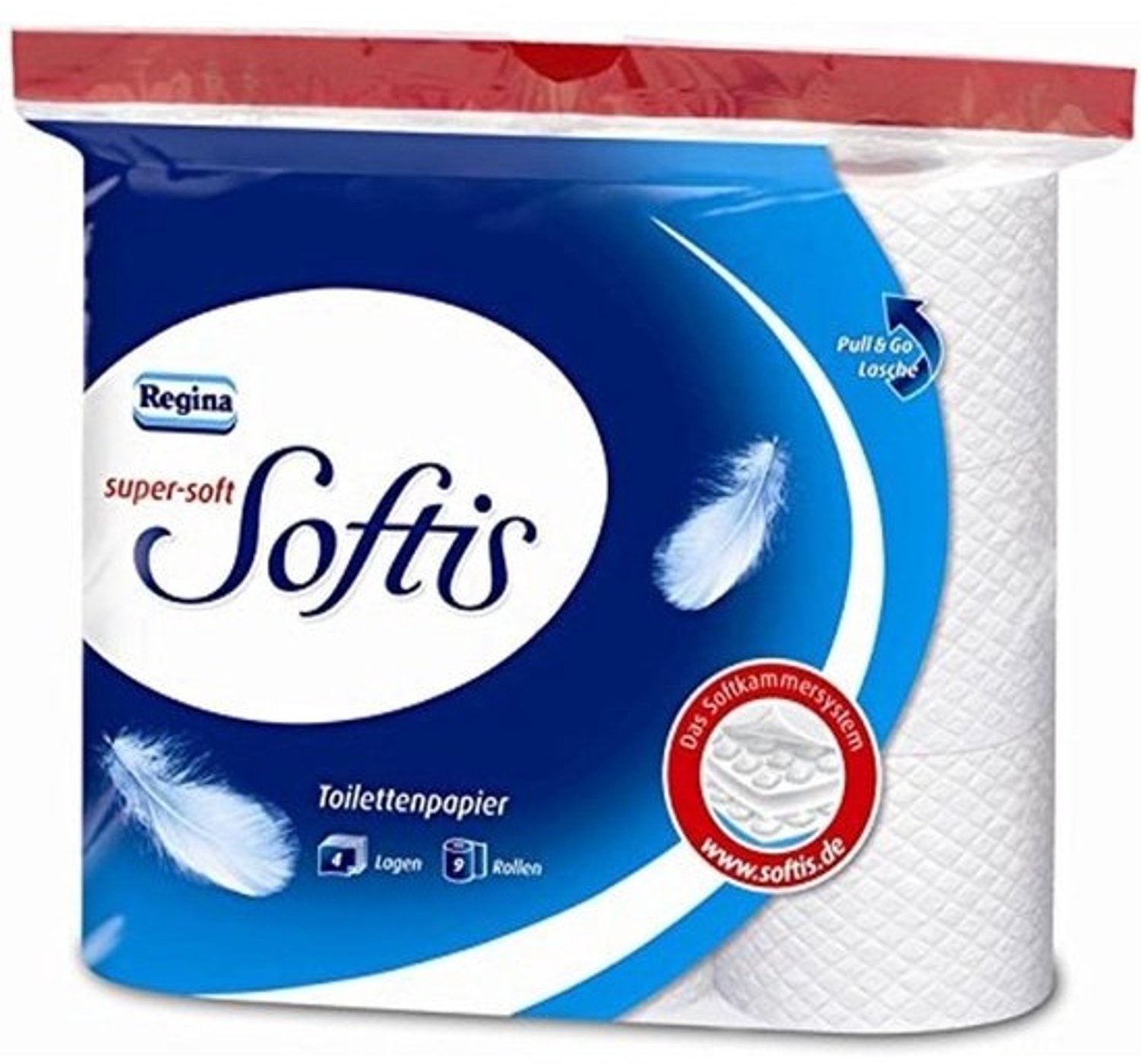 Luxe 4-laags toiletpapier - Extra zacht - 9 rollen - 100 vellen