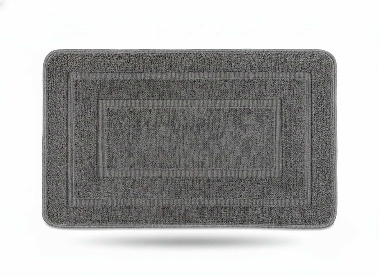 Donkergrijze Antislip Badkamermat 40x60 cm - Zacht & Veilig