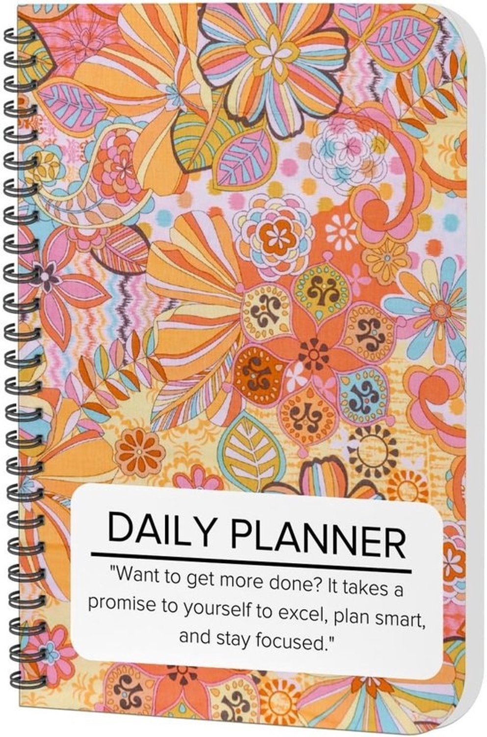 Ongedateerde dagplanner - Dagplanner met doelen en wellness-tracker - voor 3 maanden