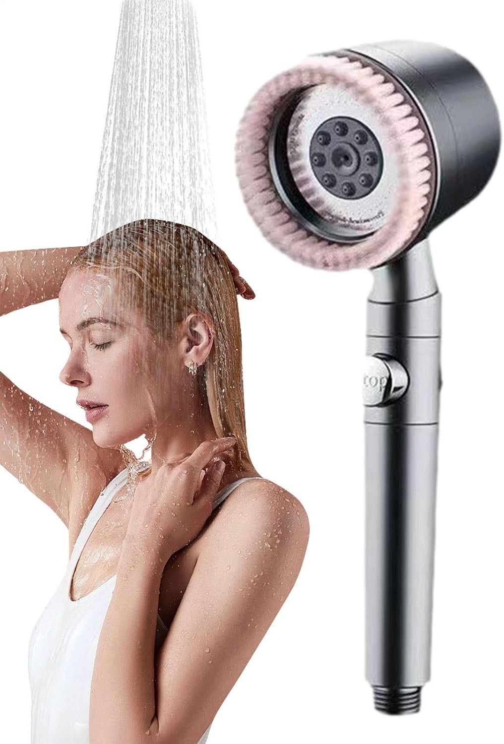 Douchekoppen Met Hoge Druk Handdouche Set