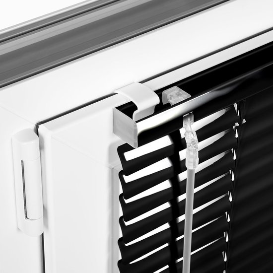 Sonello Aluminium Jaloezie voor Binnenshuis 40x130cm Klemmfix Zwart — afbeelding 3