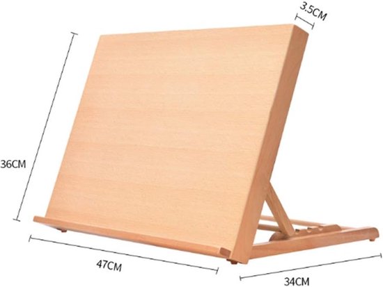 Ezel Ezel Bureau-Ezel Knutselwerkstation En Bureau-Tekenbord Verstelbare Tafel-Ezel Bureau-Ezel Schets-Ezel, — afbeelding 4