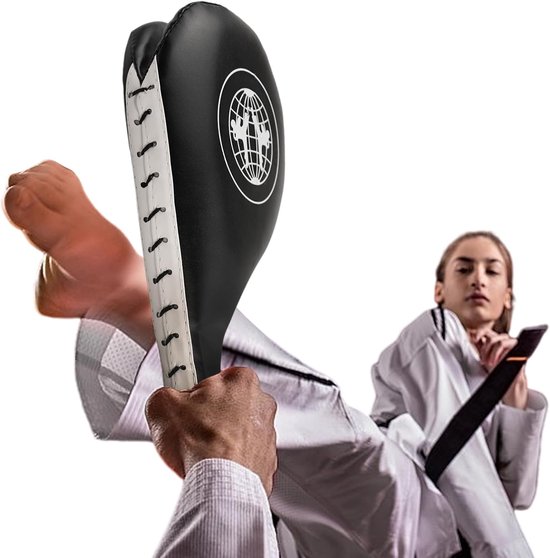 2 stuks Taekwondo Kwon oefeningen, taekwondo karate kickboksen doel kick pad taekwondo karate kickbokstraining, taekwondo doelschijven hand slagen pratze slagmitt voor karate kickbokstraining — afbeelding 4