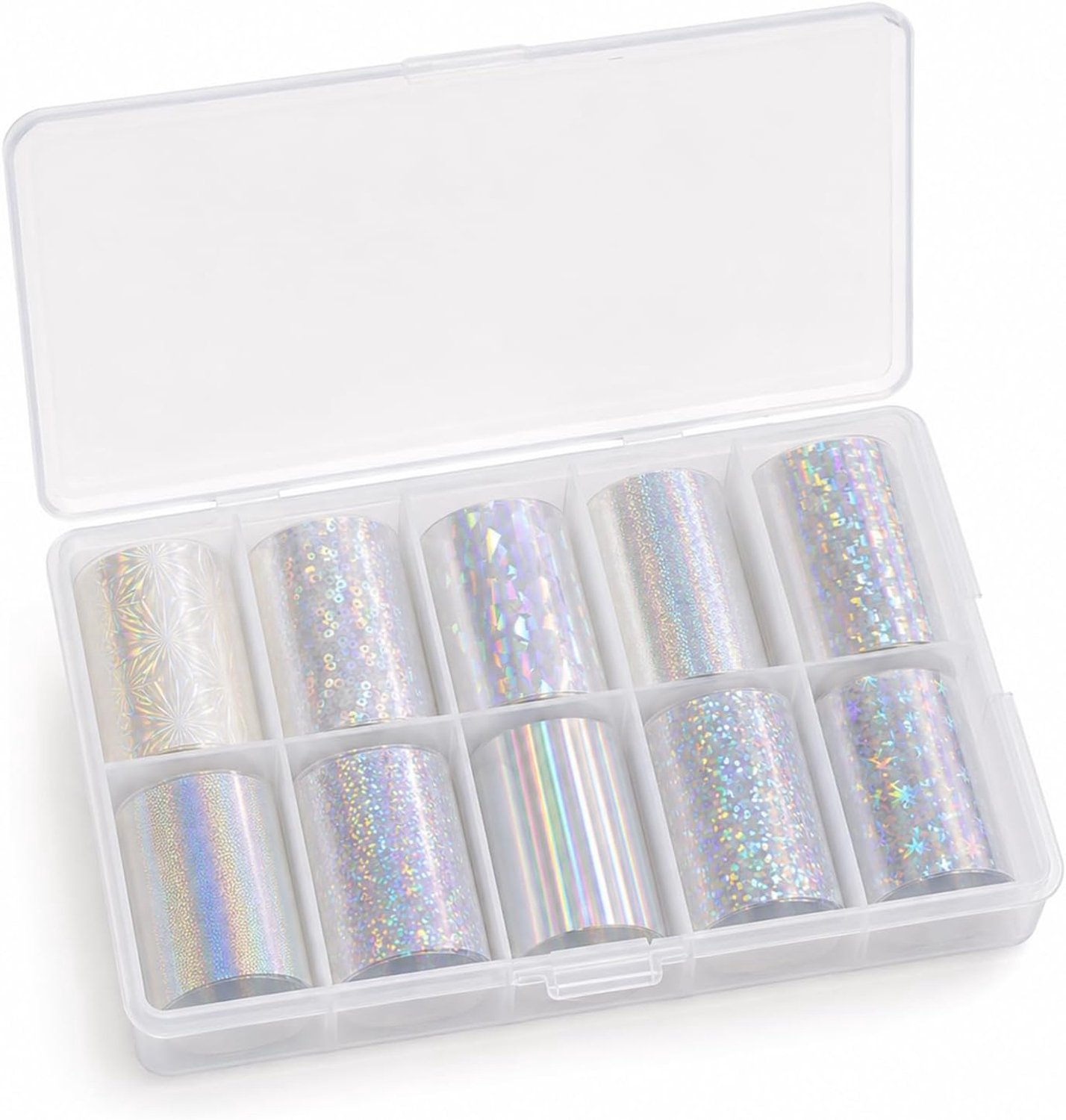 10 rollen transferfolie nagels, Aurora nagelfolie