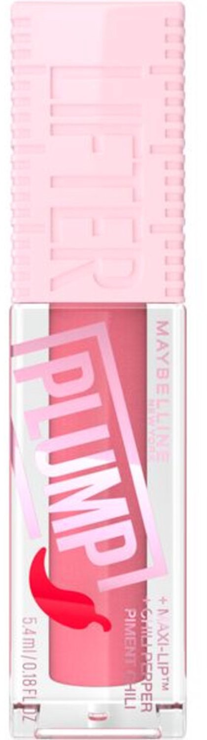 Maybelline - Lifter Plump Lipgloss 001 Blush Blaze - 3 x 5,4 ml - Voordeelverpakking