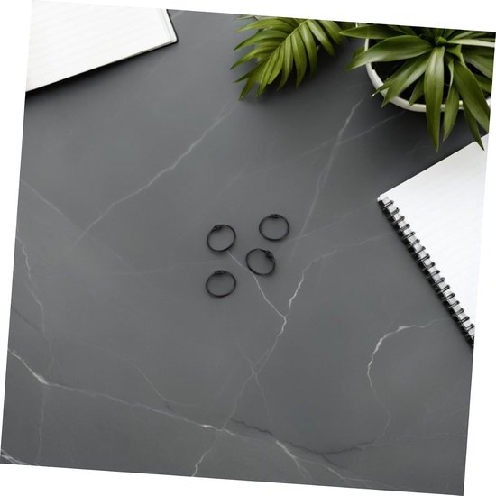 50 Stuks Metalen Losse Bladen Ringen Stevige Boekbindring Clips voor Ordenen Flashcards Notities Flexibel Bindmateriaal voor Thuis Kantoorgebruik — afbeelding 2