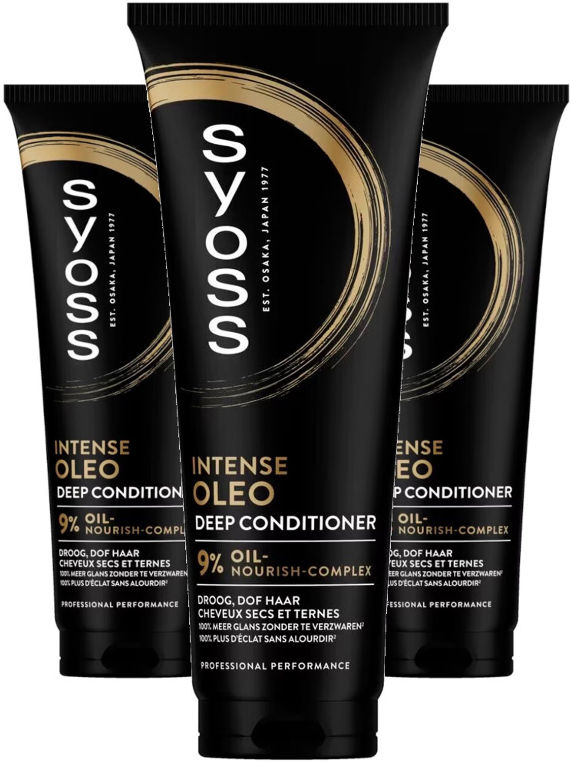 Syoss Intense Oleo - Multipack - Conditioner - 750ml (3x250ml)