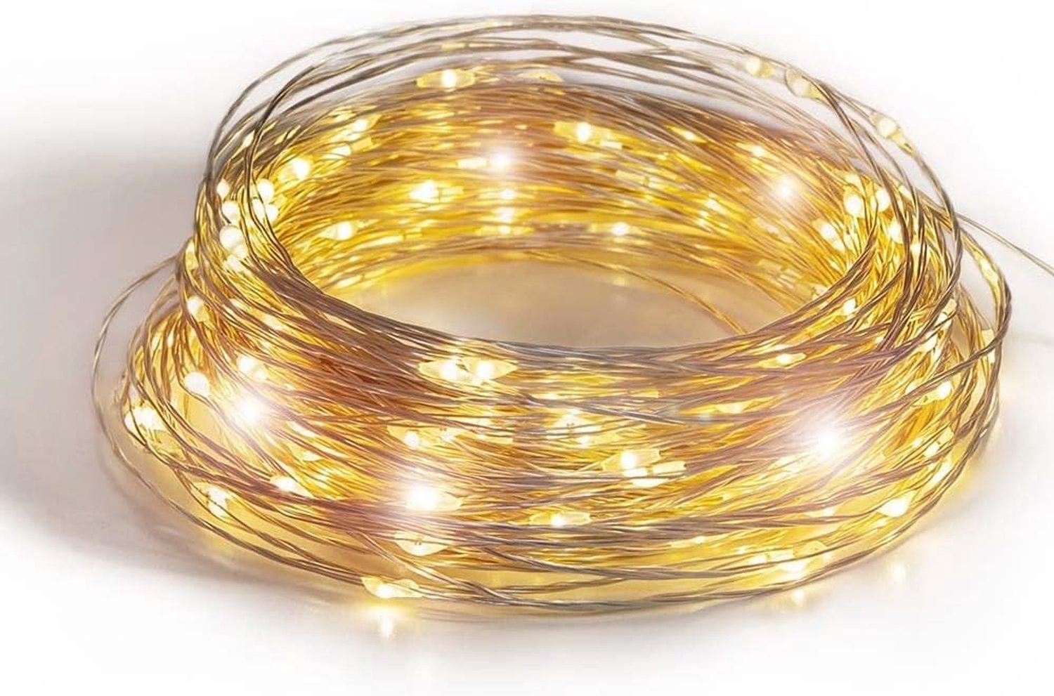 Mini USB LED Lichtketting - Zilver - 200 leds - Filament met Timer en 3 Intensiteiten - Voor Decoratie