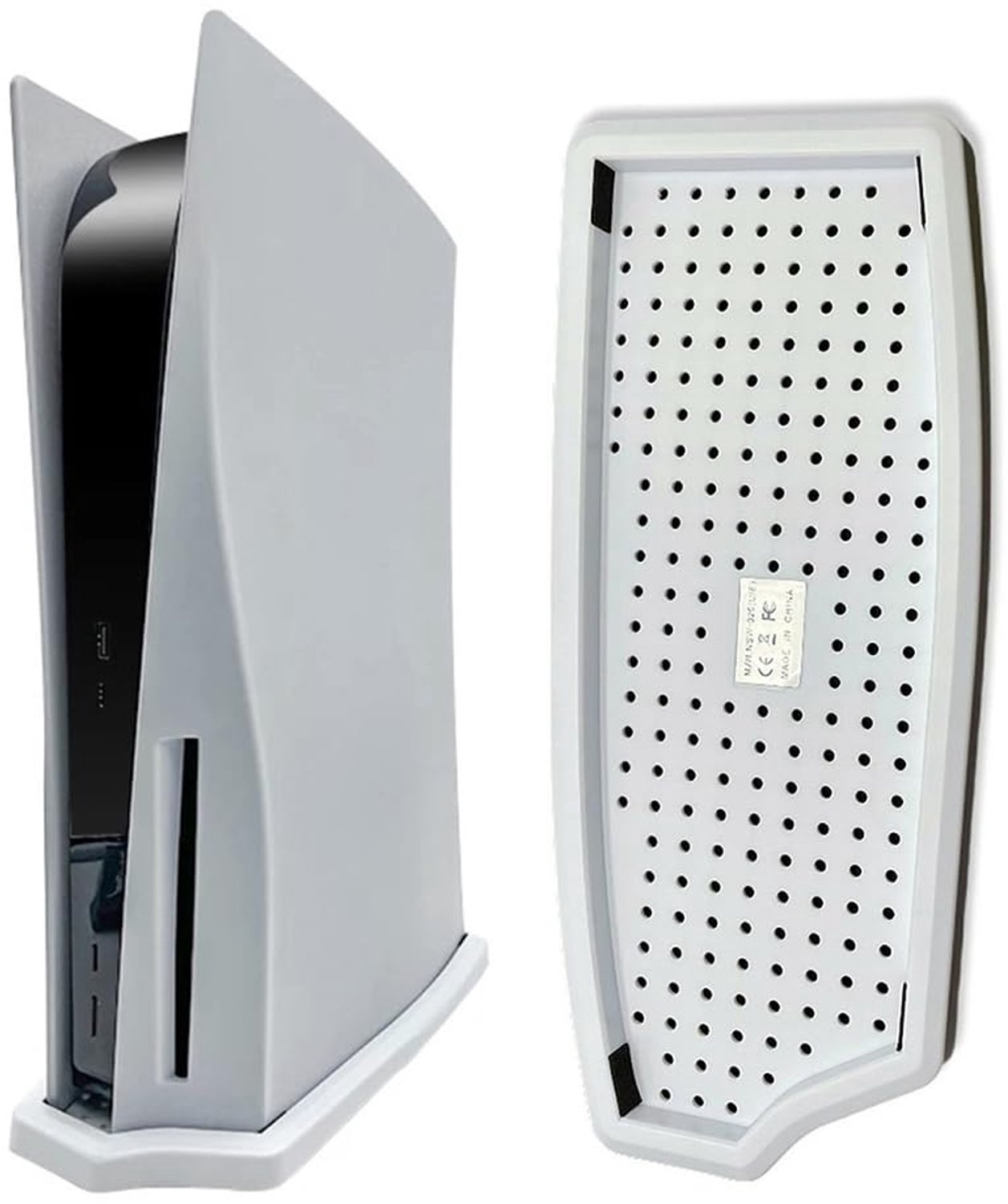 Vertical Stand voor PS5 Disc Edition Ingebouwde Cooling Vents Non-Slip Feet voor Playstation 5 Disc Edition Game - ShopVlot