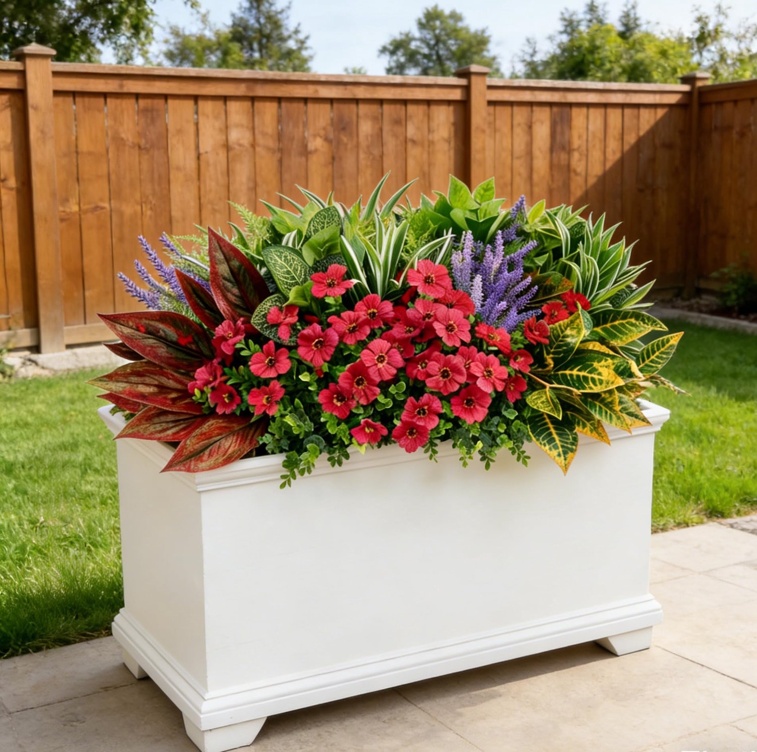 Vcvicmy 18 stuks kunstplanten voor buiten, uv-bestendig, kunstbloemen, groene stelen, Boston varen, kunststof struiken - ShopVlot