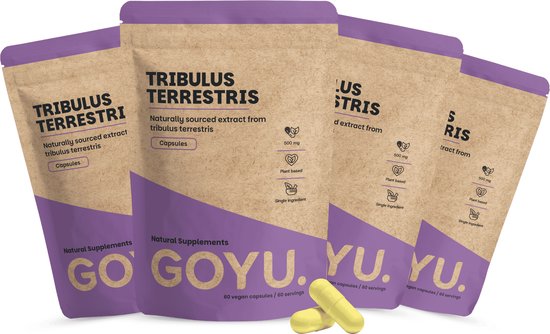 GOYU® - Tribulus Terrestris Extract Capsules 500 mg Multipack 240