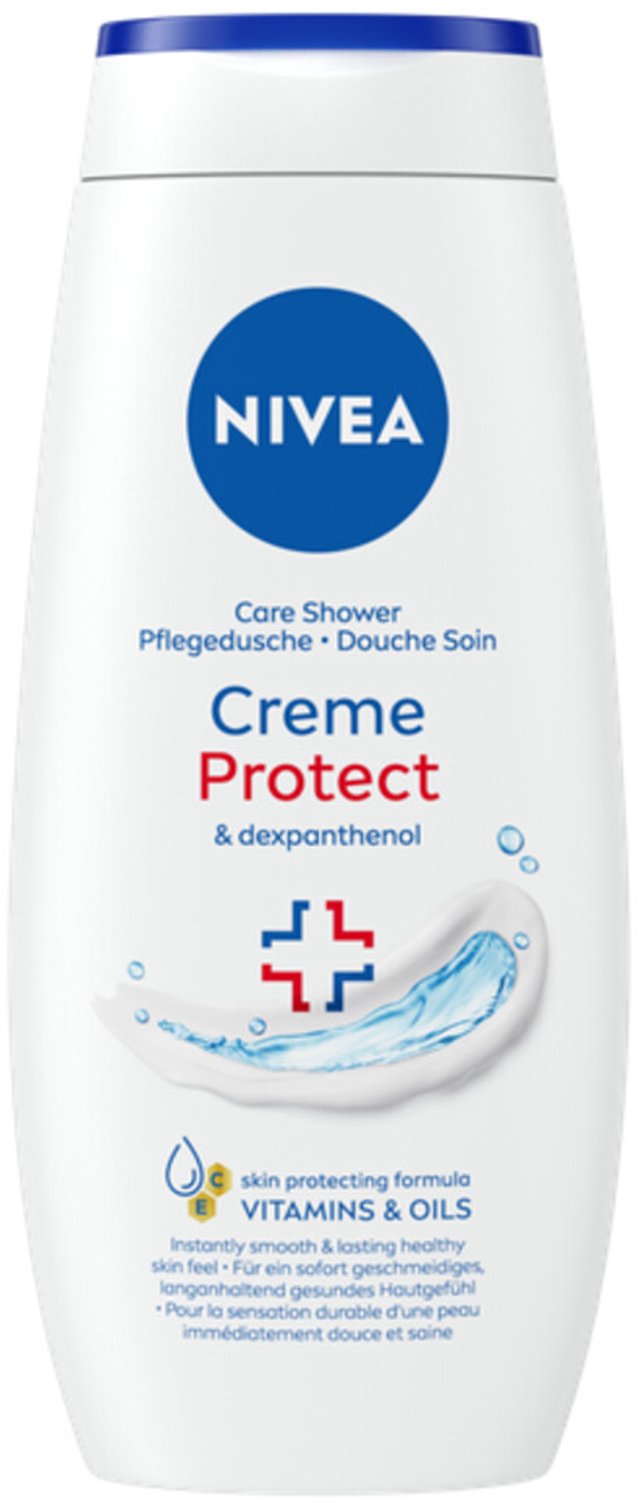 NIVEA - Douchecrème Protect - 3 x 250 ml - Voordeelverpakking
