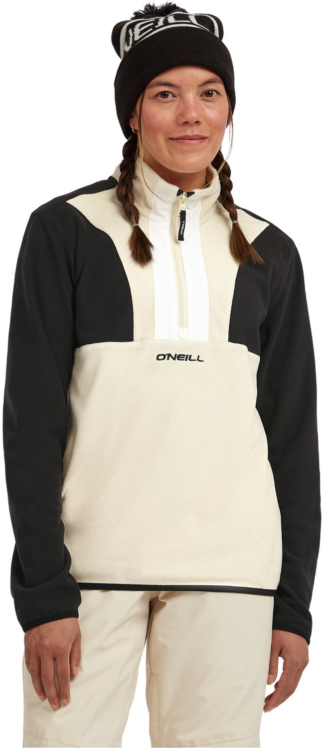 2025 O’Neill Dames FWC’Cruz Drievoudige Polartec Half Zip Fleece 13500 Zwart