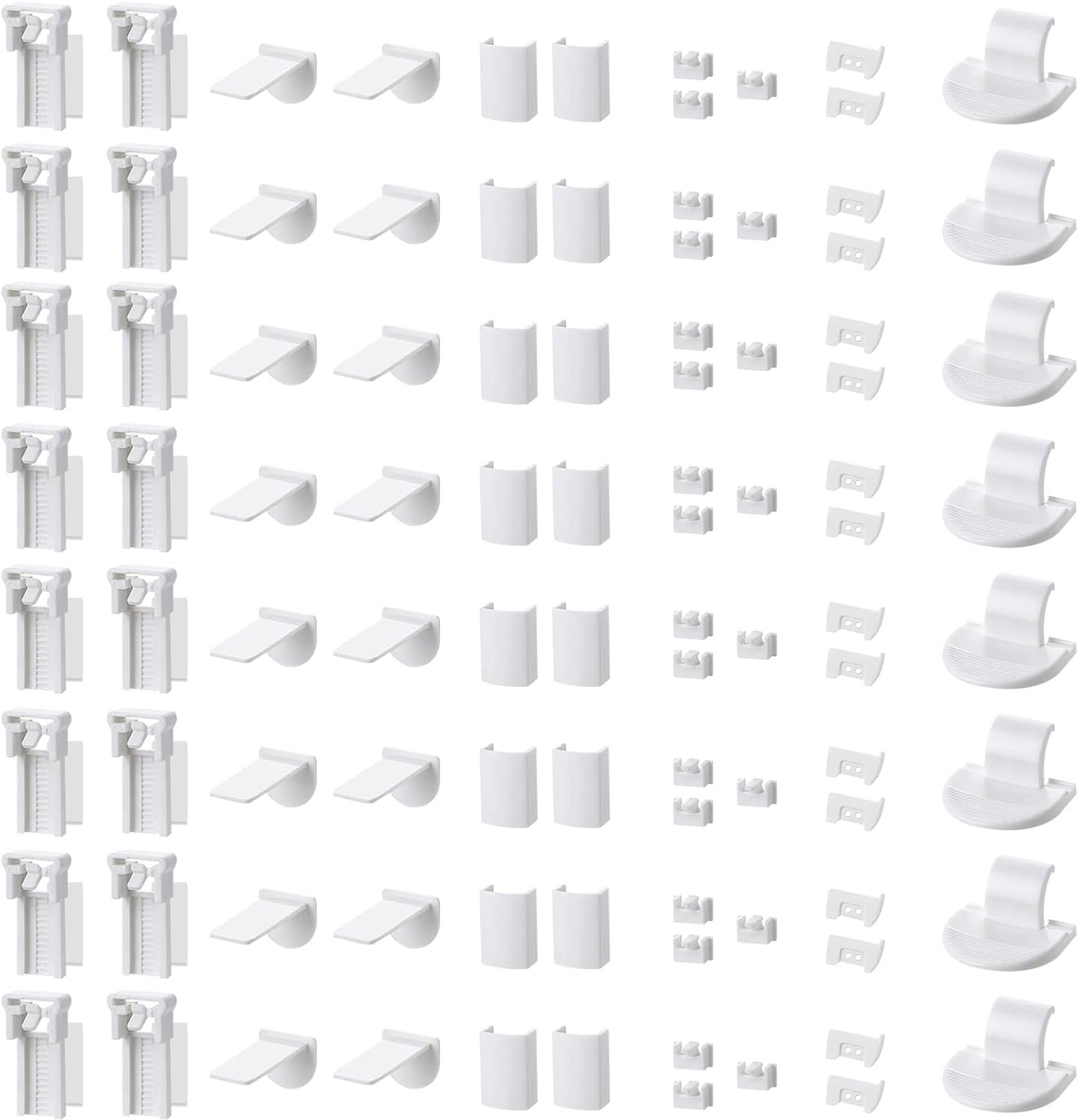 16kit 96 stuks plissé set