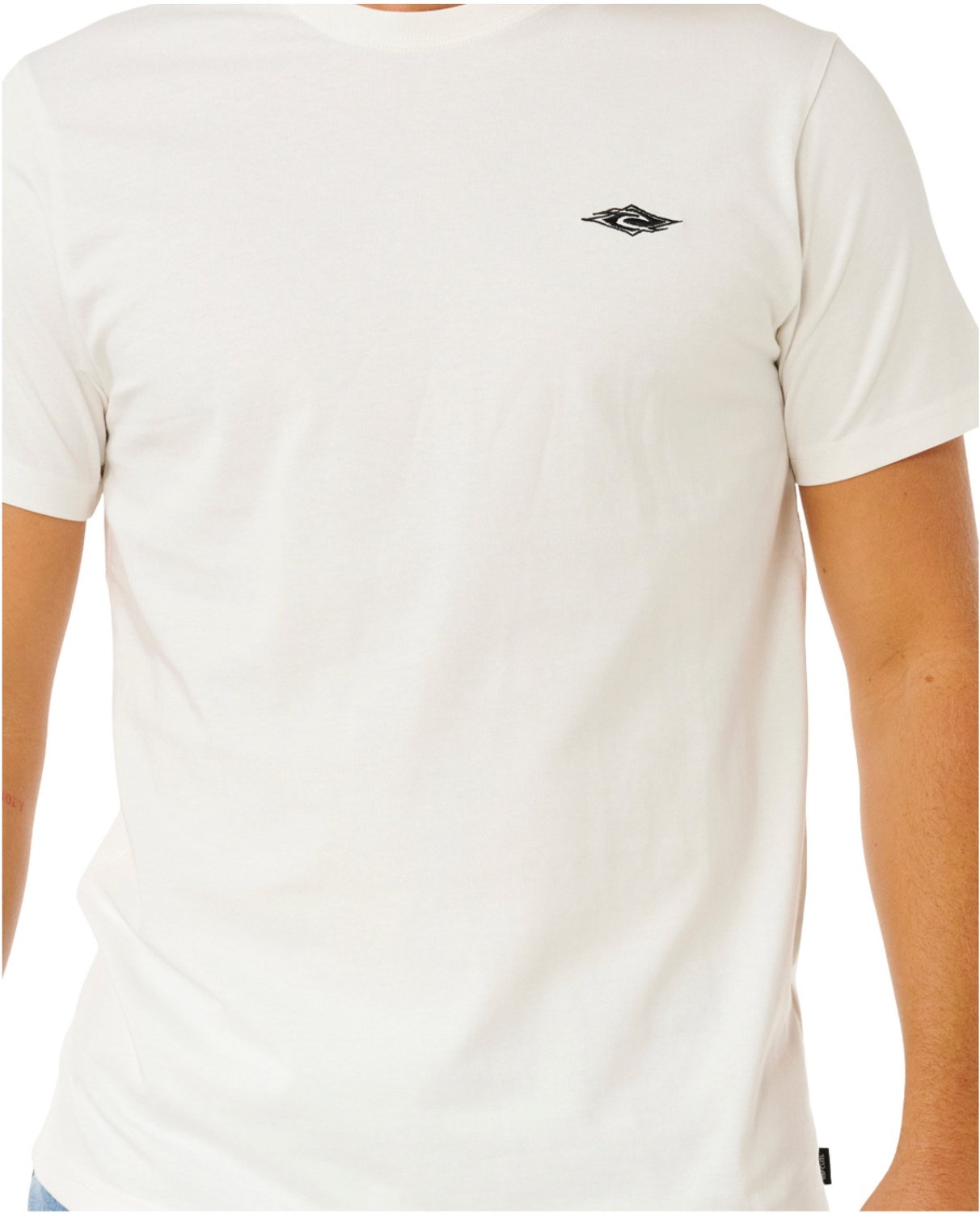 2026 Rip Curl Heren Stroomlijn Embroid T-Shirt Wit