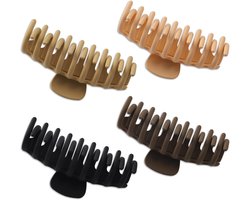 Rayyl Haarklemmen, 4 stuks, groot, 11 cm, antislip haarklemmen, haarspelden voor dames, haarspelden voor dik haar, haarstyling-accessoires voor vrouwen en meisjes