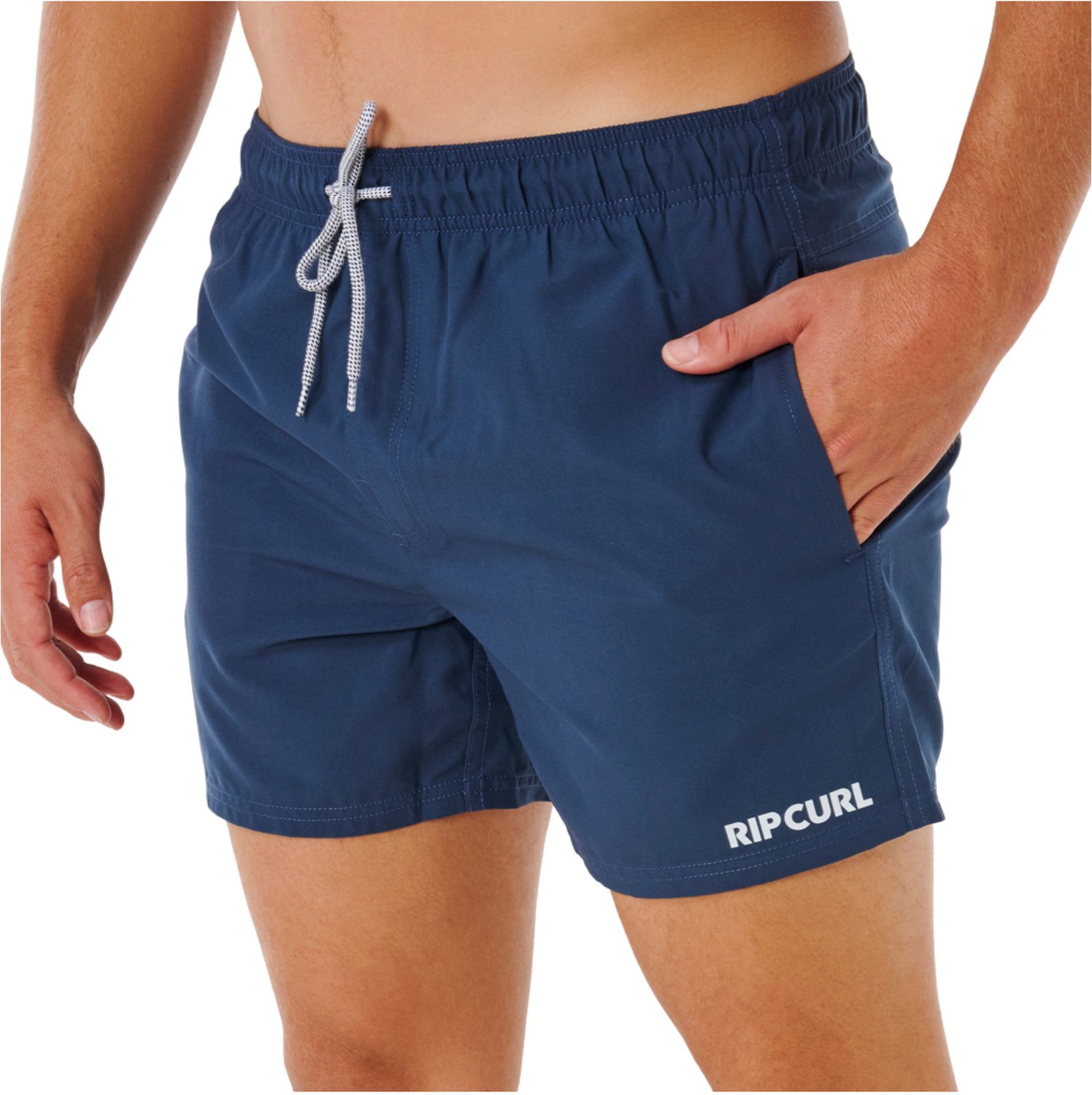 2026 Rip Curl Heren Stroomlijn Offset Volley Boardshorts Dark Blauw
