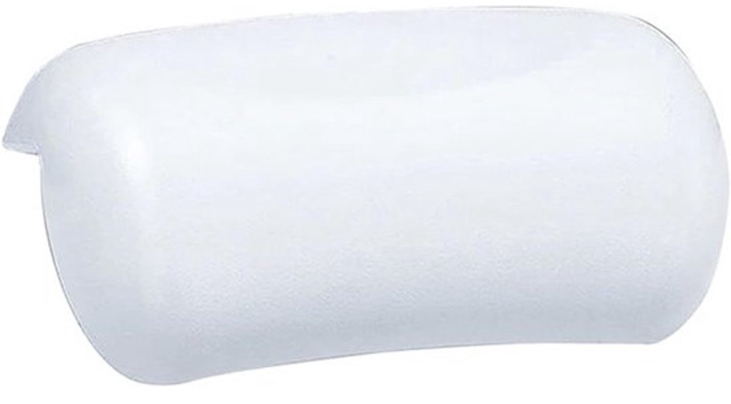 Spa-badkussen - Nekkussen voor in bad - Voor ontspanning in bad - Waterdichte hoofdsteun - 26 cm x 13 cm - Wit
