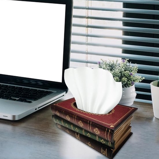 Vintage servethouder - 10,04 x 5,51 x 3,74 inch tissue-opbergkoffer — afbeelding 4
