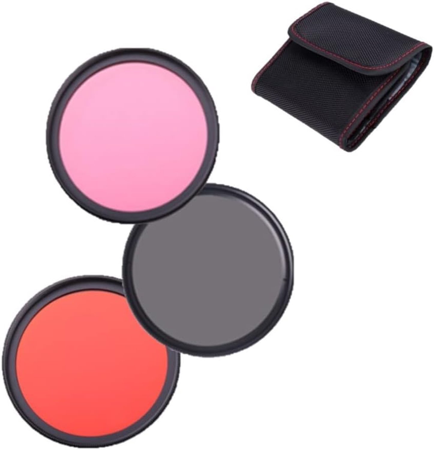 Cameralens Kleurfilters 67mm Oranje Roze Grijs Kleur Filters Set Voor Pentax K-1 Mark II Camera Met Pentax HD Pentax-D FA 21mm f/2.4 ED Limited DC WR Lens
