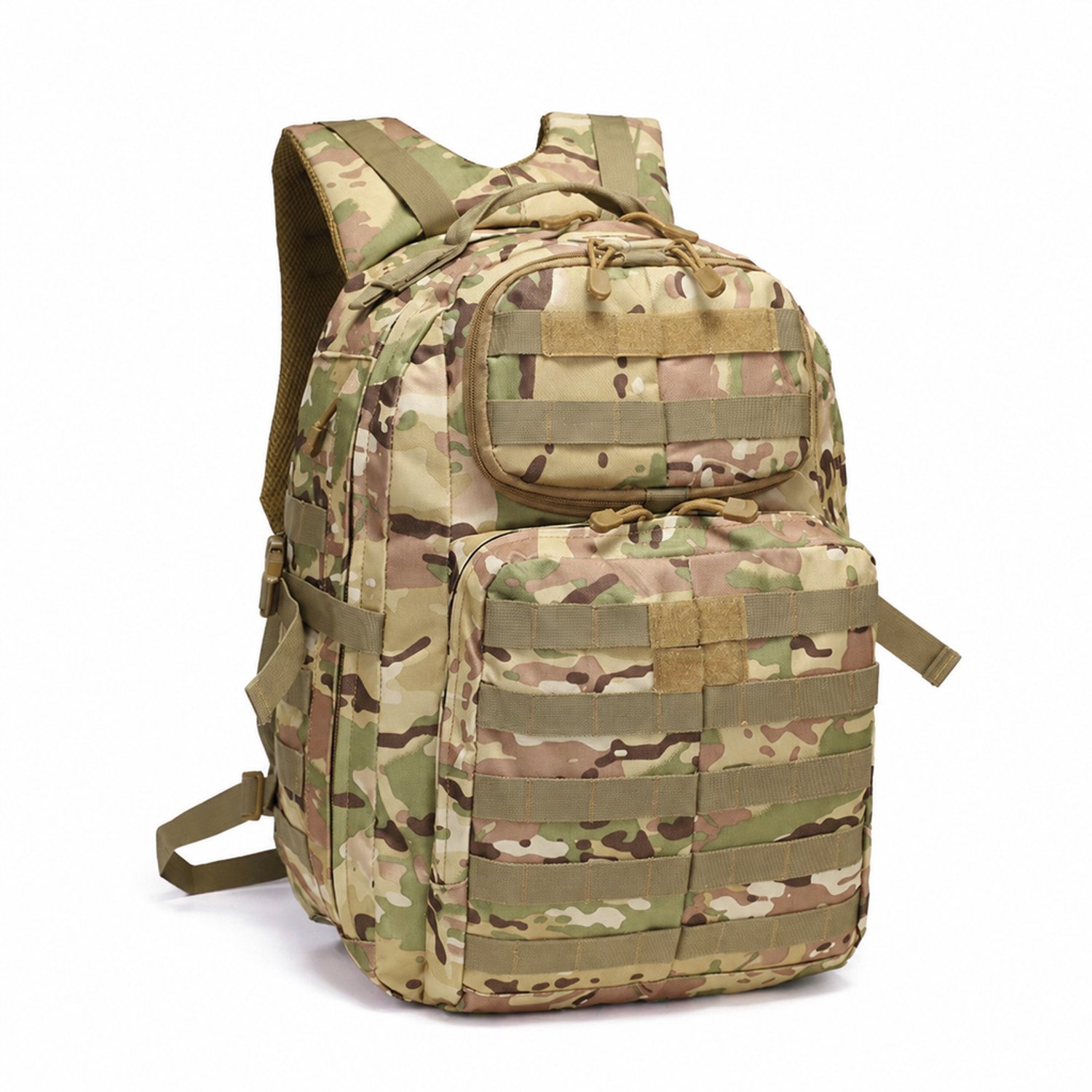 Rugzak - 36-55 liter - camouflage - voor outdooractiviteiten en reizen